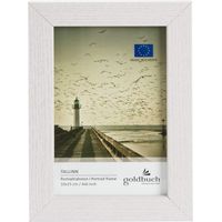 goldbuch - Cornice portafoto Tallinn in legno MDF, per foto singola, formato 10 x 15 cm, con supporto da appoggiare e da parete, colore: bianco