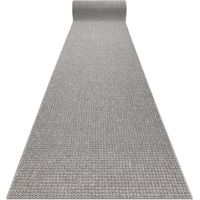 Alfombra de pasillo CASABLANCA LOOP gris claro, lazo, suave 100cm grey 100x1100 cm