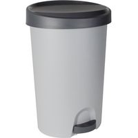 Schwingdeckeleimer Stepy 45l Grau Beton / Anthrazit - Eda