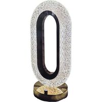 LAMPADA LED DA TAVOLO RICARICABILE USB TIPO CRISTALLO ATMOSFERA DIAMANTE TOUCH