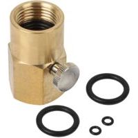 Adaptateur de Connexion CO2 en Laiton - EINNENFFER - Remplissage Efficace pour Bouteilles de Soda Domestiques, Durable et Facile à Installer