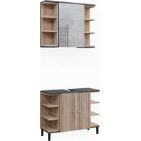 Ensemble de meubles de salle de bain Aquis, Sonoma, 2 parties, Vicco