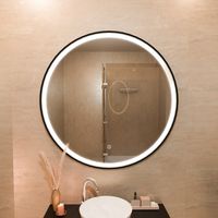 LOMAZOO Miroir de salle de bain avec éclairage LED - Miroir salle