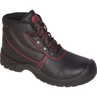 Stivali di sicurezza BASIC STEP MID Gr.41 nero S3 SRC EN20345 in pelle piena