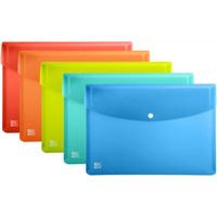 Oxford URBAN Folder Oxford URBAN Folder Envelopefolder mitClip, A4,Rigid translucent plastic, Package of 5 pcs.