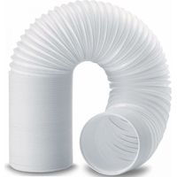 Portable Air Conditioner Hose, Diameter 150mm Flexible PVC Exhaust Hose Ventilation Tube 2M Length Universal Hose Kit For Portable Air Conditioner Air Extractor Tumble Dryer
