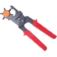 Poinçon à 6 tailles pour ceinture en cuir robuste - Outil à trous pour ceinture