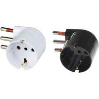 ADAPTATEUR GAIN DE PLACE 90° SCHUKO 16A ROSI 2P+T - prises 10