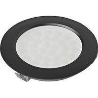 Spot LED EcoPower L noir ww12VDC. 3.2W. 1.8m LTG. M1
