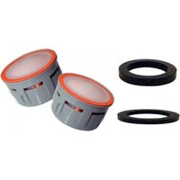 Sólo aireador, recambio para 22/24x100, 2,5 litros/minuto, 2 unidades