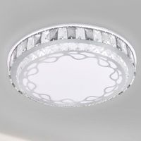 Copy Of Plafoniera Da Soffitto 65w ø50cm Led Design A Strati Cristalli Fiori Luce Fredda 08220