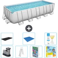 Bestway Bestway Power Steel Rectangulaire - 640x274x132 cm - 8-pièces S546