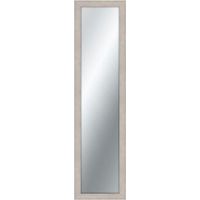 Lupia - Specchio da Parete Moderno BOSTON 40x160 cm, Design Shabby per Ingresso, Soggiorno, Camera da Letto, Appendibile Verticale o Orizzontale, Legno 40x160 cm - Beige