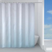 Gedy Rideau de Douche Horizons 120x200 Cm Bleu Ciel