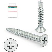 blister tornillo broca cabeza plana din 7504-p cincado larg.r/chapa 13mm ø rosca chapa 3.5mm