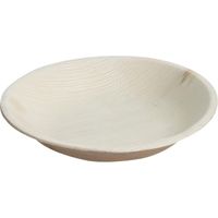 Assiettes creuses rondes en feuilles de palmier 175mm (lot de 100) - FIESTA COMPOSTABLE