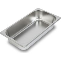 Recipiente GN 1/3 acero inoxidable 65mm gastronorm baño maría resistente VERTES