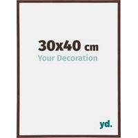yd. - Cadre photo 30x40 - Brun - Plastique - Annecy