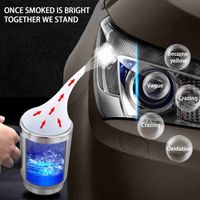 Kit de rénovation de phares Voiture 100ml Professionnel - Polissage, Restauration et polymérisation Contre Le jaunissement, Rayures