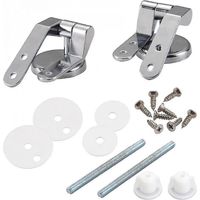 couvercles de siège de toilette, charnières de rechange, fixations de siège de toilette, adaptées à