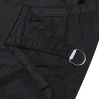 Voile d'ombrage rectangulaire 2 2m anti - UV, ventilé, Jardin Terrasse camping, noir