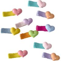 Lot de 10 pinces à cheveux « Love HairClip » mignonnes pour chiot, chien ou chat.