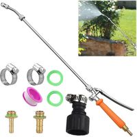 72cm garden spray lance, universal brass replacement lance (3/8" and 1/4") for gardens, car wash stations.