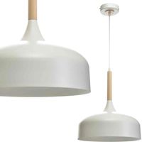 Lámpara colgante Taylor blanca 1xE27 60W