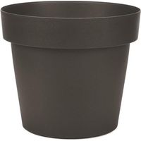 VASO MELROSE REALIZZATO IN PLASTICA DIAMETRO 35 CM COLORE NERO ANTRACITE