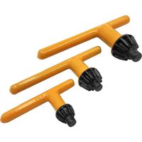 Set mit 3 Bohrfutterschlüsseln, Ersatzteile für Schlagbohrfutterschlüssel, geeignet für 10 mm, 13 mm und 16 mm elektrische Bohrmaschinen.
