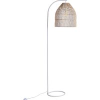 Lampada da terra H.177 cm Etnica in Ferro e Giunco Naturale - PARNAIBA