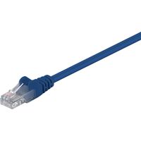 CAT 5e Patchkabel, U/UTP, blau, Kupferkaschierter Aluminiumleiter (CCA). Kabellänge 15 m