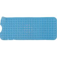 Tapis de Bain et Douche PVC Anti-dérapant Mat de Salle de Bain Dimensions 100x40cm Bleu