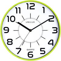 Unilux Pop Quartz Silent Wall Clock Anise Green 30 cm