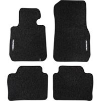 Tapis de Sol de Voiture pour BMW Série 3 F30 2011-2018 Velours Durable Noir 4Pcs
