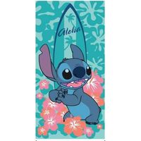 Asciugamano da spiaggia aymax stitch aloha 70x140 cm poliestere