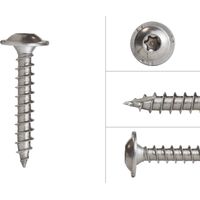 Tellerkopfschrauben Edelstahl A2 8 x 50 mm Torx 40 - Schachtel