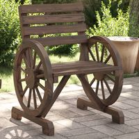 Chaises de jardin-Chaise de terrasse-Chaise d'extérieur Bois de sapin massif 951295