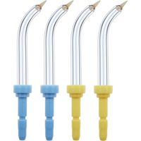 Pointe Parodontale - Pour Irrigateur Buccal - Compatible Avec Modèles Waterpik Ultra Traveler Cordless Freedom Aquarius Showerpik Waterpulse Flycat - 4 Pièces