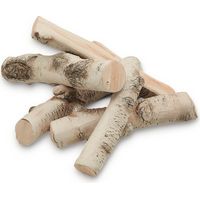 Hitze Keramische Holzscheite für Biokamine SET 2 Zubehör Bio-Kamine