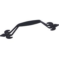 Poignée de porte coulissante noire, poignée de porte coulissante, poignée de porte, poignée de porte pour portails extérieurs et intérieurs, garage, armoire, meubles