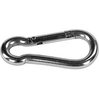Mousqueton à battant CHAUBEYRE 10 mm Acier zingué Argent