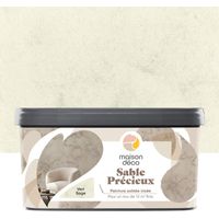 Pittura effetto speciale, Precious Sand MAISON DECO, verde salvia, sabbia, 2l MAISON DECO