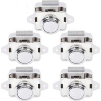 Mezheng – Türdrücker für Möbel – Zinklegierung und ABS – Für Wohnmobile und Wohnwagen – Durchmesser 26 mm – 5er-Pack