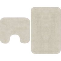 Furniture Limited - Conjunto de alfombrillas de baño de tela 2
