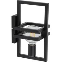 Sigma Merci lámpara de pared negra diseño moderno 31 cm