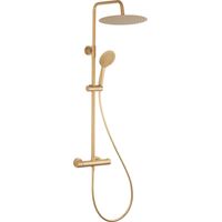 Columna de Ducha con Mezclador Termostático Acabado Gold PALOMA By Eurosanit