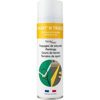 Bombe aérosol peinture marquage sol 500 ml - jaune traçage parkings, terrains, zones sécurité