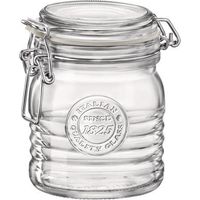 Bocal Officina 1825 Bormioli 0.35l Design Vintage, Verre Résistant, Joint Hermétique - Bormioli