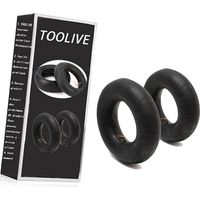 15x6.00-6 Inner Tube with TR13 Valve (x2) - Replacement Tubes Compatible with Self-Propelled Lawn Mowers, Carts, Wheelbarrows, Garden Trailers, and More